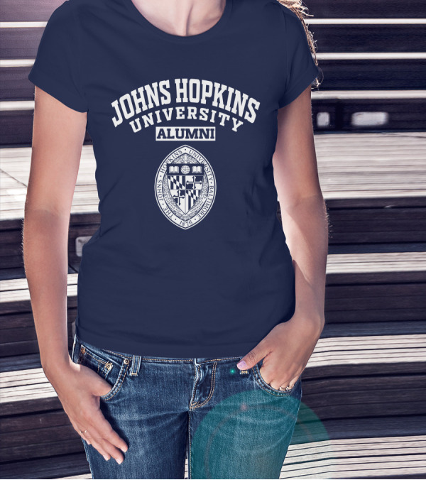 Johns Hopkins University Alumni Seal Baltimore 1876 T-Shirt