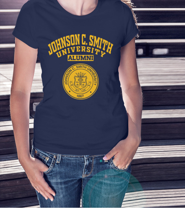 Johnson C Smith University Alumni 1867 Seal Sit Lux T-Shirt