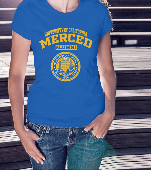 UNIVERSITY OF CALIFORNIA MERCED ALUMNI 2005 SEAL LET THERE BE LIGHT T-Shirt