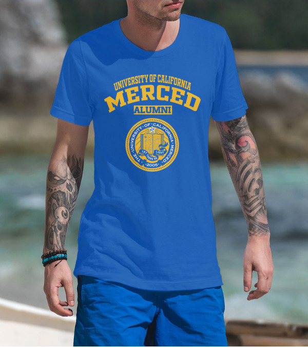 UNIVERSITY OF CALIFORNIA MERCED ALUMNI 2005 SEAL LET THERE BE LIGHT T-Shirt