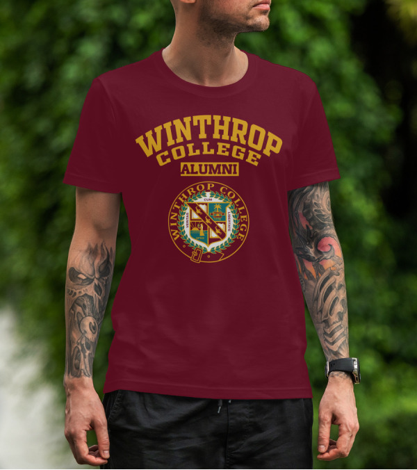 Winthrop College Alumni Vestris Cum Spes Liberate Seal 1875 T-Shirt