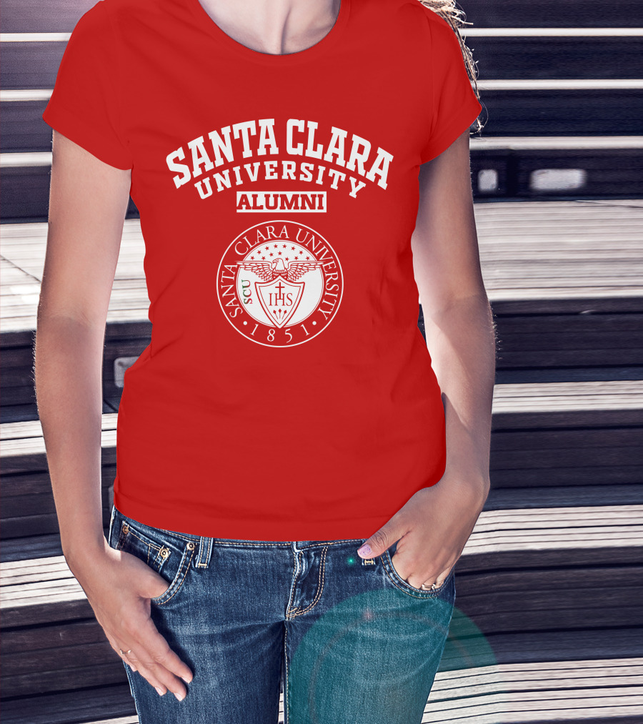 Santa Clara University Alumni SCU 1851 Seal T-Shirt