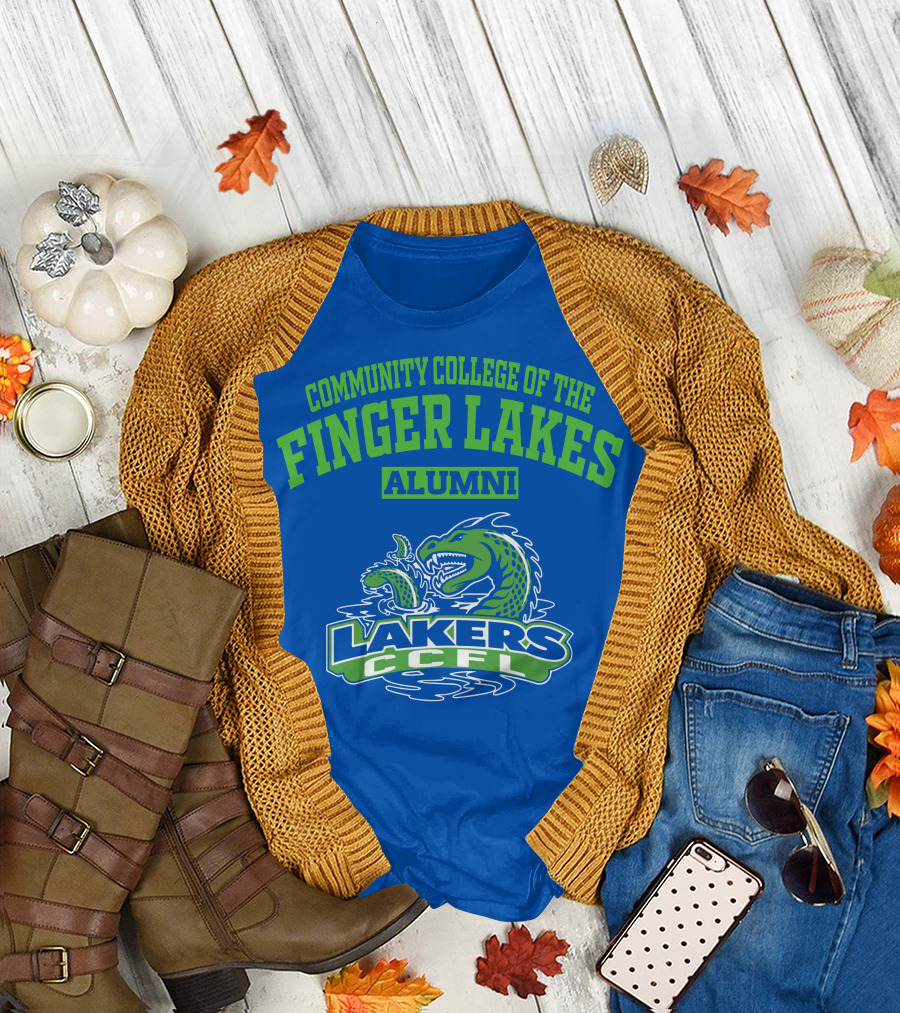 Community College of the Finger Lakes Alumni Lakers CCFL T-Shirt