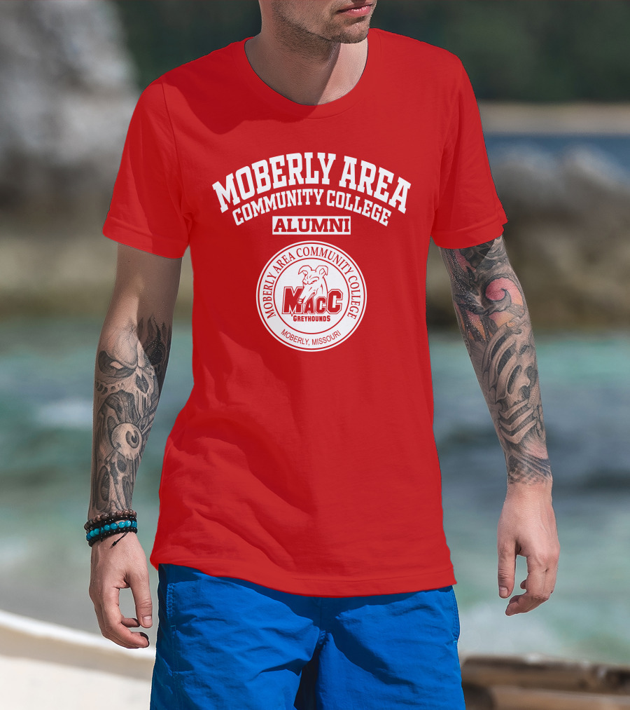 Moberly Area Community College Alumni MACC Greyhounds Moberly Missouri T-Shirt