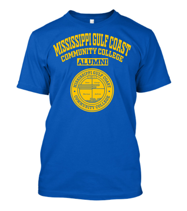 Mississippi Gulf Coast Community College Alumni 1911 Seal Stone George Harrison Jackson T-Shirt