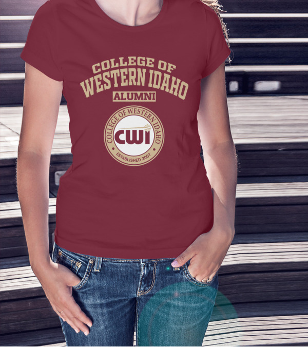 College Of Western Idaho Alumni Established 2007 CWI T-Shirt