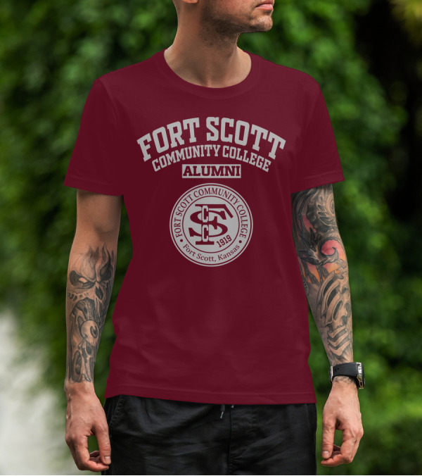 Fort Scott Community College Alumni 1919 Seal Fort Scott Kansas T-Shirt