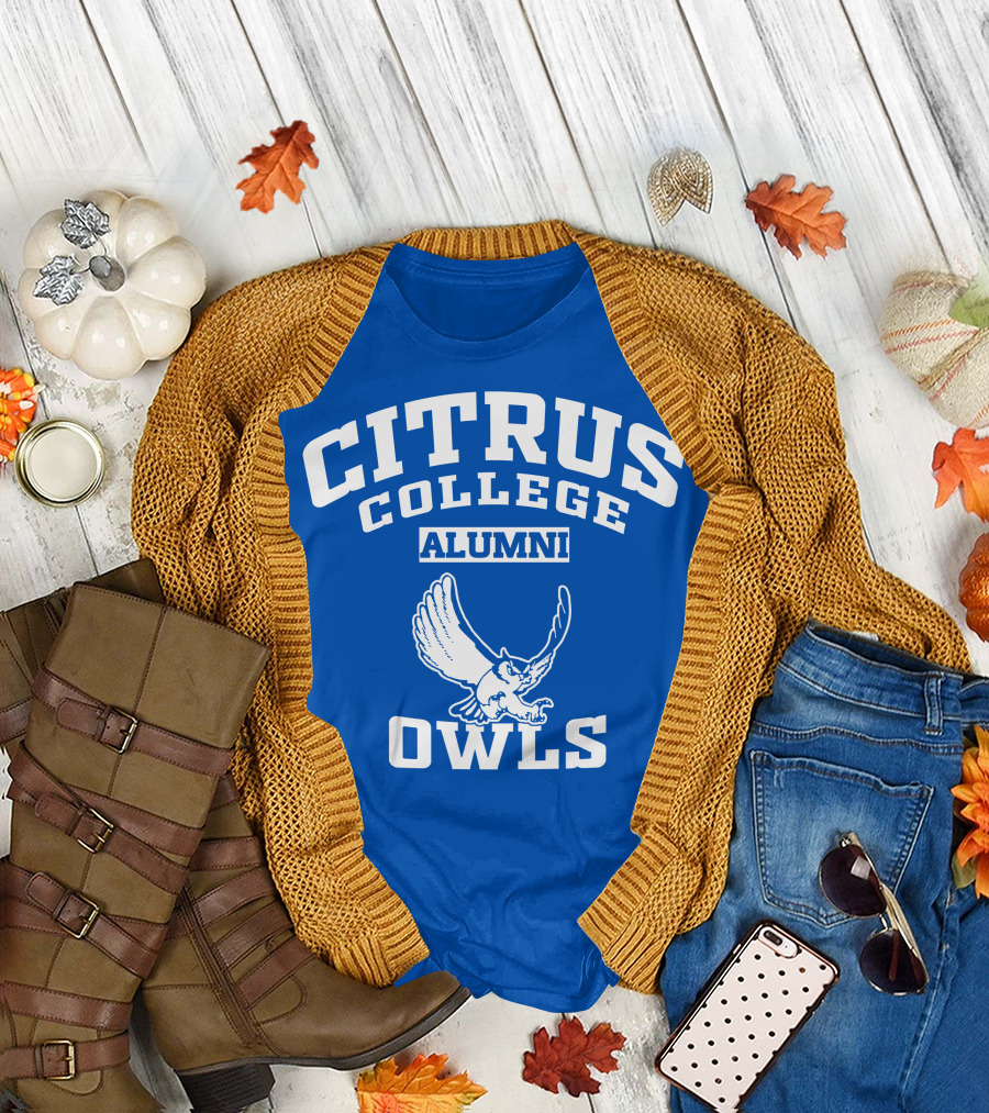 Citrus College Alumni Owls Blue T-Shirt