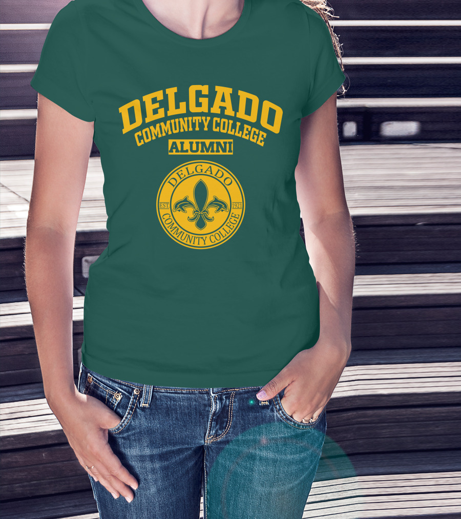 Delgado Community College Alumni EST. 1921 Fleur-de-lis T-Shirt