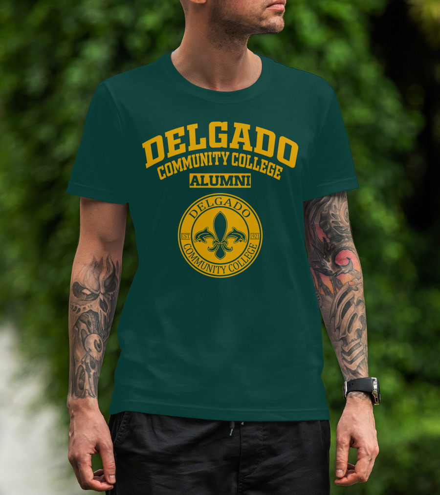 Delgado Community College Alumni EST. 1921 Fleur-de-lis T-Shirt