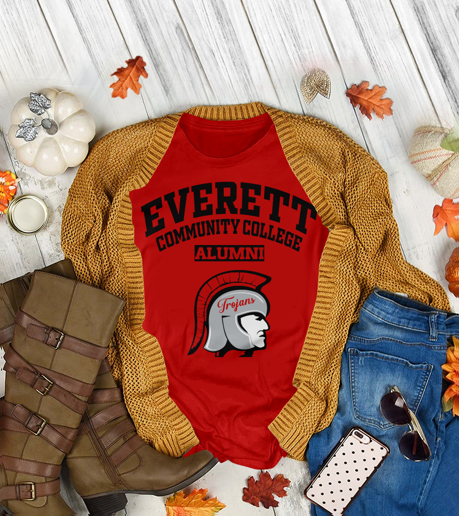 Everett Community College Alumni Trojans T-Shirt