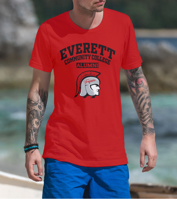 Everett Community College Alumni Trojans T-Shirt