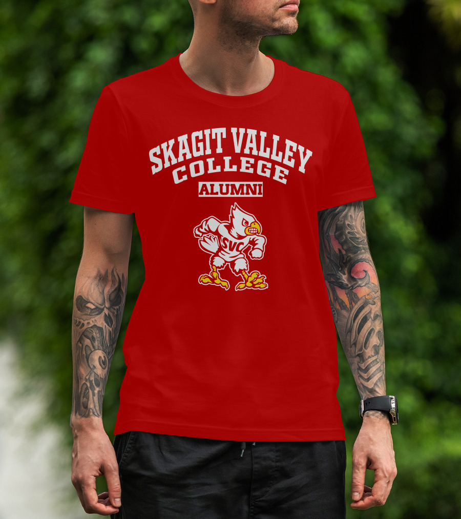 Skagit Valley College Alumni SVC Athletic Mascot T-Shirt
