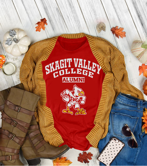Skagit Valley College Alumni SVC Athletic Mascot T-Shirt