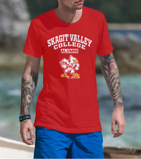 Skagit Valley College Alumni SVC Athletic Mascot T-Shirt