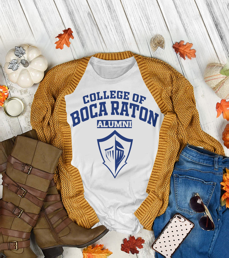 College of Boca Raton Alumni Knight Shield T-Shirt