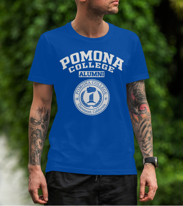 Pomona College Alumni Seal Claremont California 1887 T-Shirt