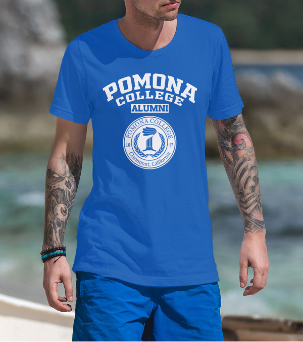 Pomona College Alumni Seal Claremont California 1887 T-Shirt
