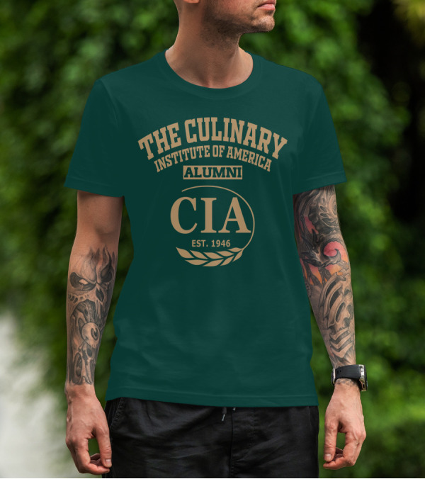 The Culinary Institute Of America Alumni CIA Est. 1946 T-Shirt