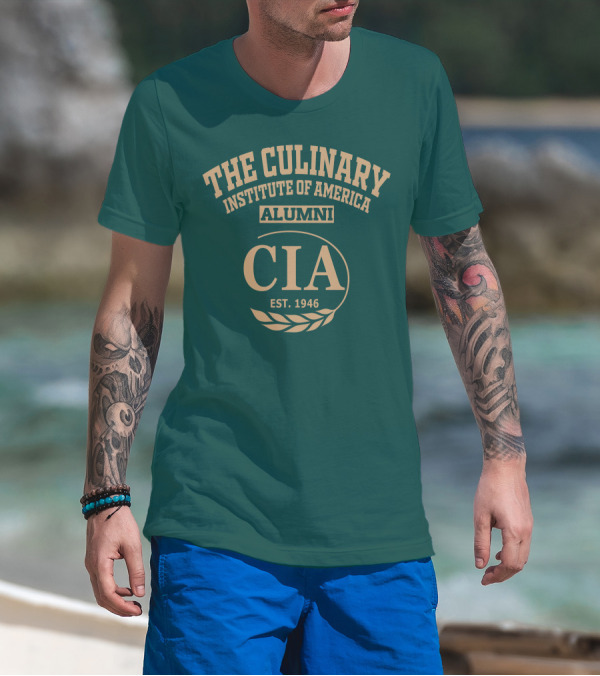 The Culinary Institute Of America Alumni CIA Est. 1946 T-Shirt