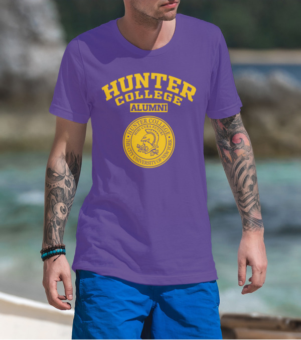 Hunter College Alumni Mihi Cura Futuri Seal The City University Of New York T-Shirt