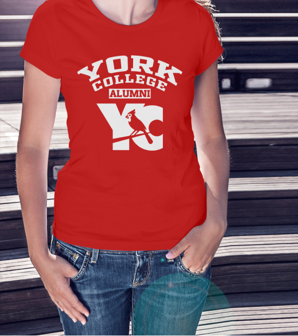 York College Alumni YC Cardinal T-Shirt