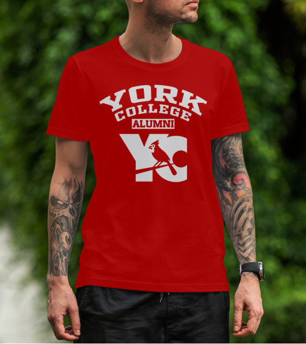 York College Alumni YC Cardinal T-Shirt