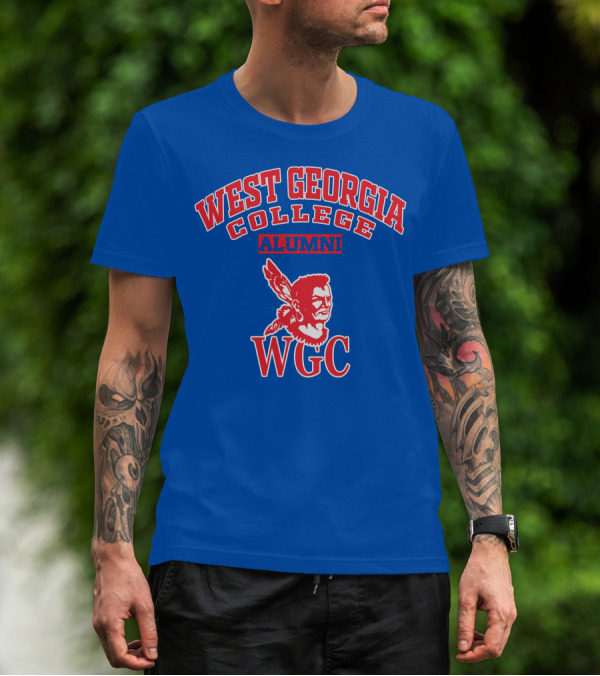 West Georgia College Alumni WGC Logo Native American T-Shirt