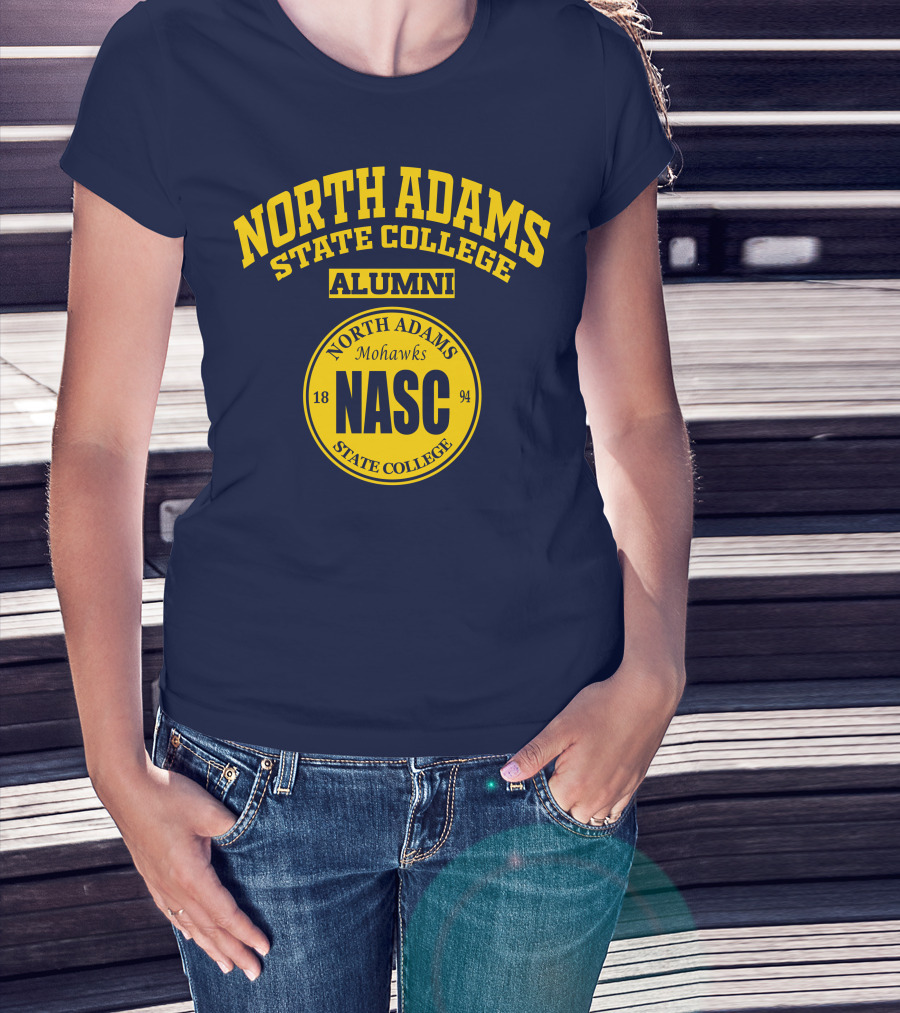 North Adams State College Alumni Mohawks NASC 1894 T-Shirt