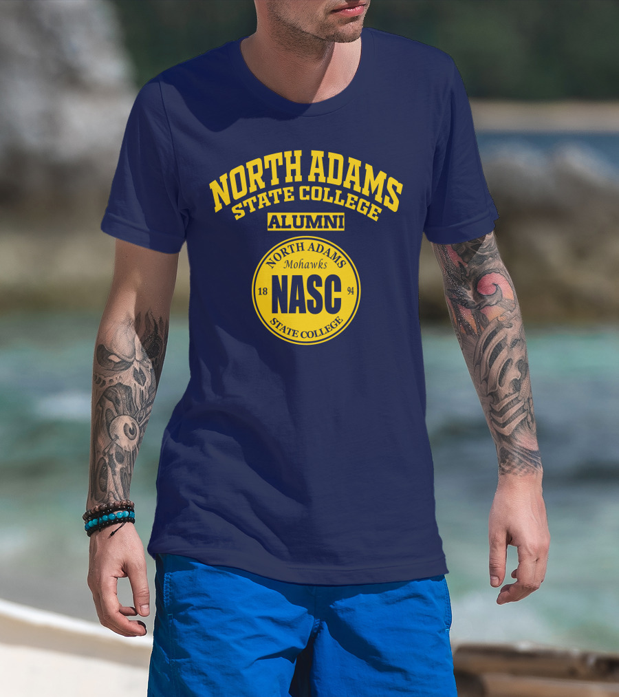 North Adams State College Alumni Mohawks NASC 1894 T-Shirt