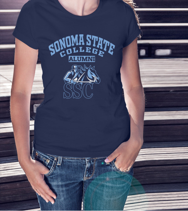 Sonoma State College Alumni SSC Horseman T-Shirt