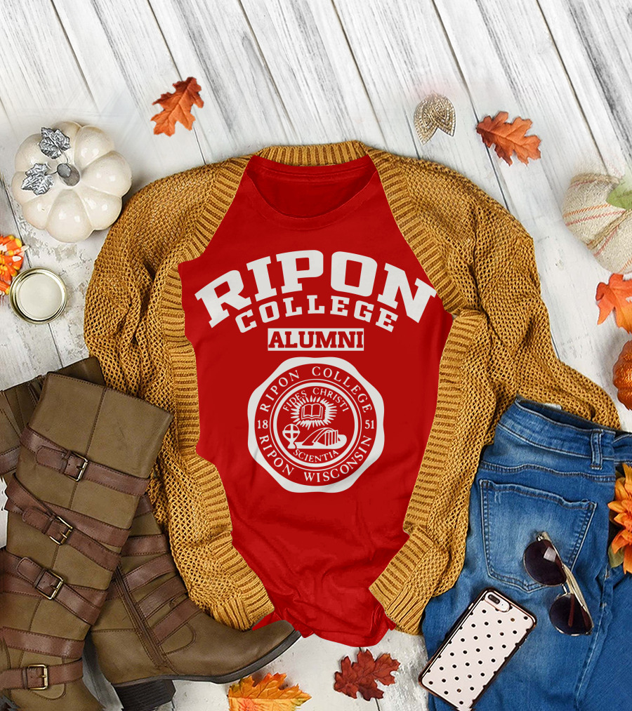 Ripon College Alumni 1851 Ripon Wisconsin Vires Christi Scientia Seal T-Shirt