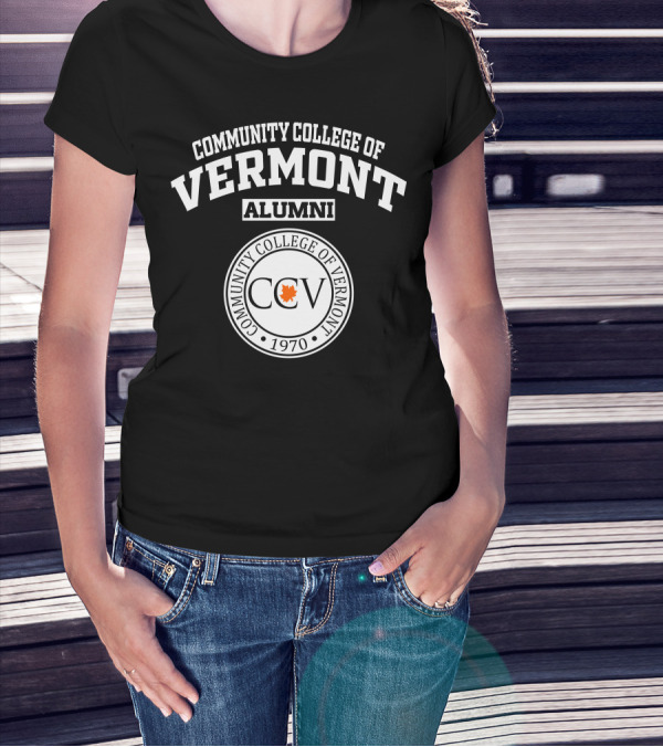 Community College Of Vermont Alumni 1970 Seal CCV T-Shirt