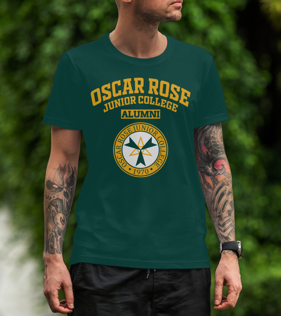 Oscar Rose Junior College Alumni 1970 Circle Emblem T-Shirt