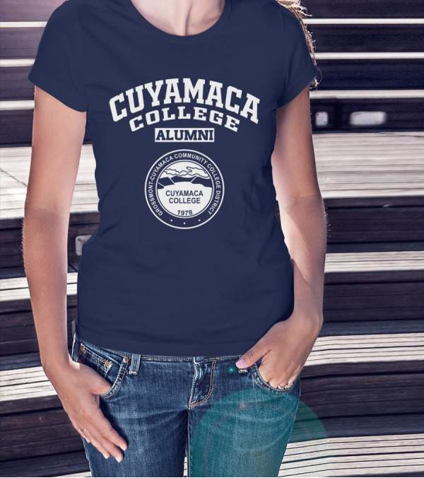 Cuyamaca College Alumni Grossmont-Cuyamaca Community College District 1978 T-Shirt