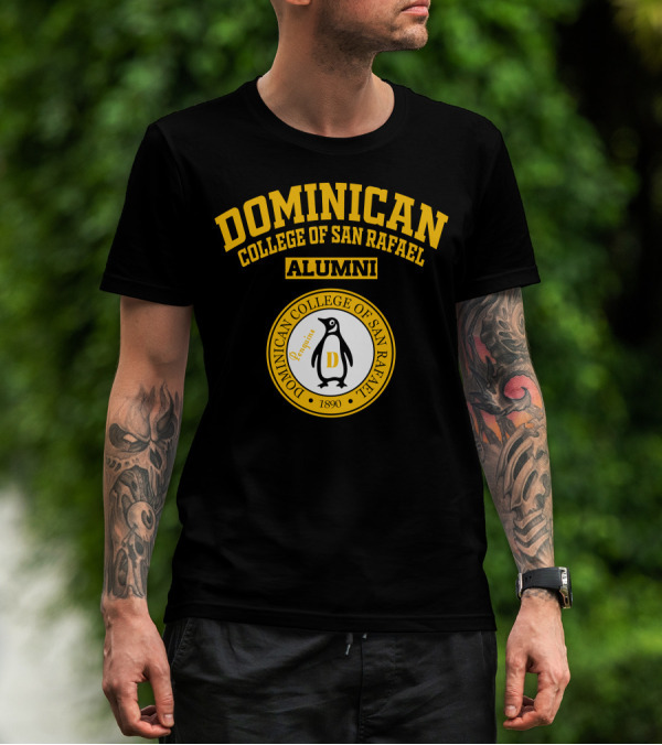 Dominican College Of San Rafael Alumni 1890 Penguins T-Shirt