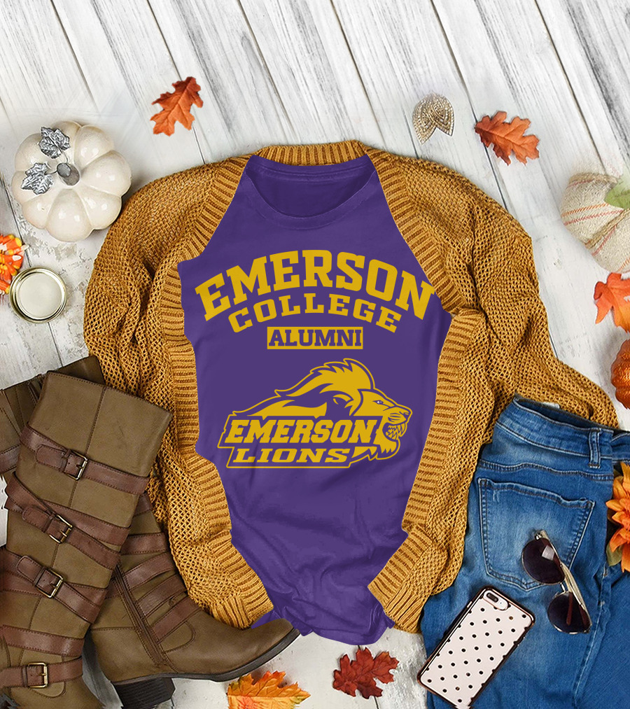Emerson College Alumni Emerson Lions T-Shirt