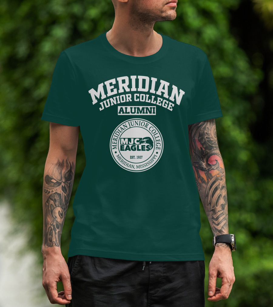 Meridian Junior College Alumni MJC Eagles Est. 1937 Meridian Mississippi T-Shirt