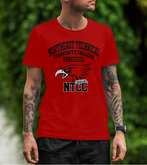 Northeast Technical Community College Alumni NTCC Hawks T-Shirt