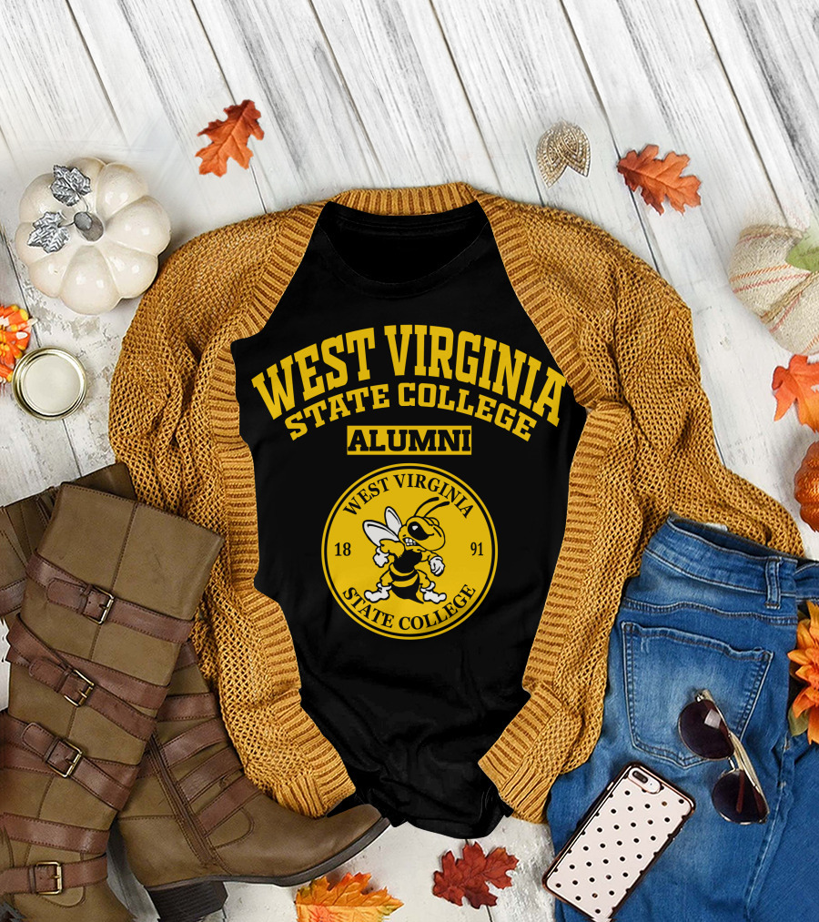 West Virginia State College Alumni 1891 Yellow Jacket T-Shirt