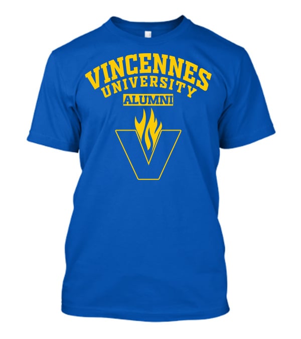 Vincennes University Alumni Flame Logo V T-Shirt
