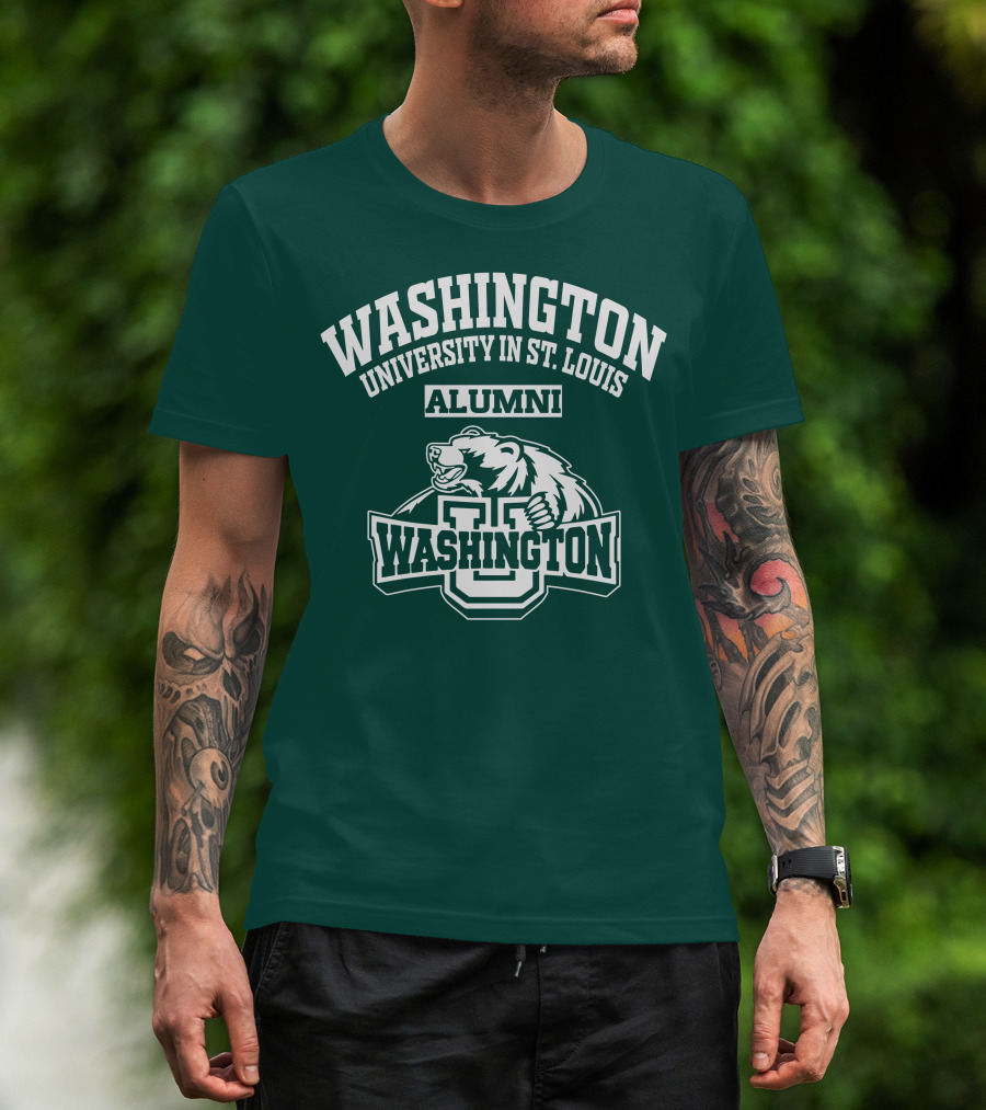 Washington University In St. Louis Alumni Bear Washington U T-Shirt