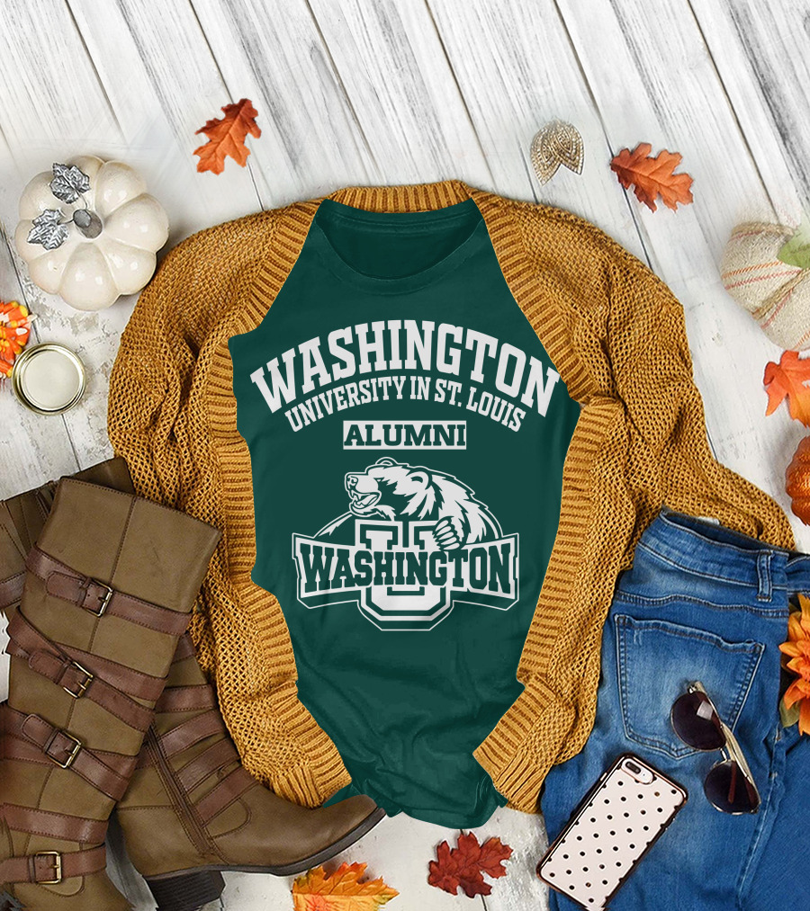 Washington University in St. Louis Alumni Bear Washington U T-Shirt