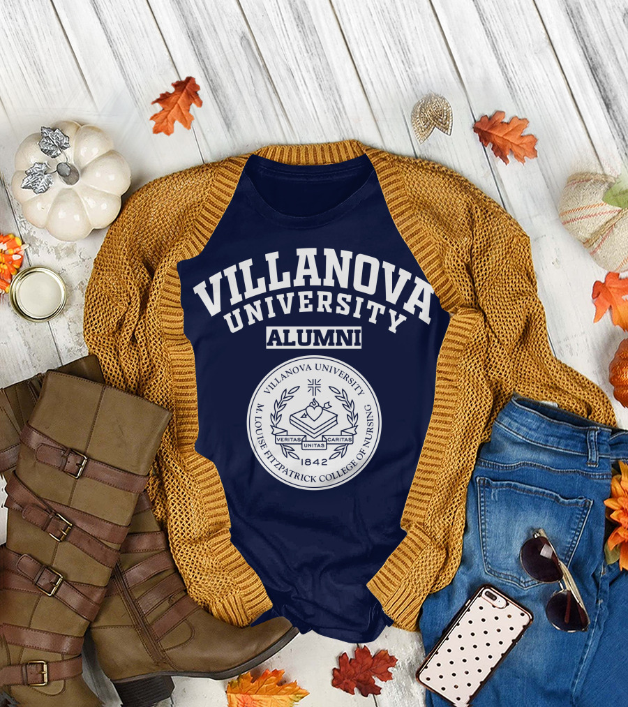 Villanova University Alumni M. Louise Fitzpatrick College of Nursing 1842 Veritas Unitas Caritas T-Shirt