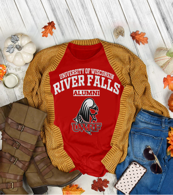 University Of Wisconsin River Falls Alumni UWRF Falcon T-Shirt