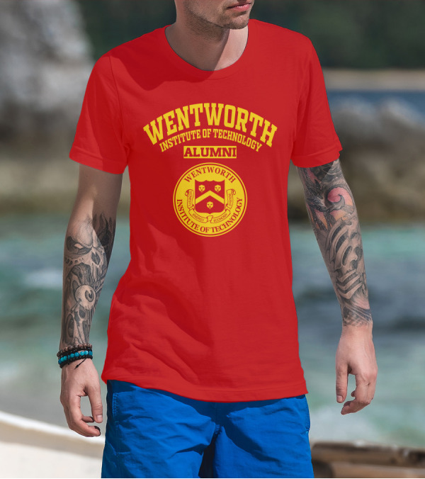 Wentworth Institute Of Technology Alumni Honesty Energy Economy System Crest T-Shirt