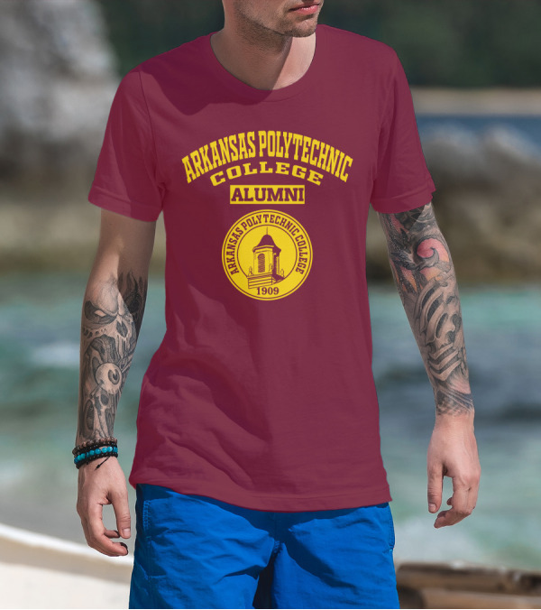 Arkansas Polytechnic College Alumni 1909 Emblem T-Shirt