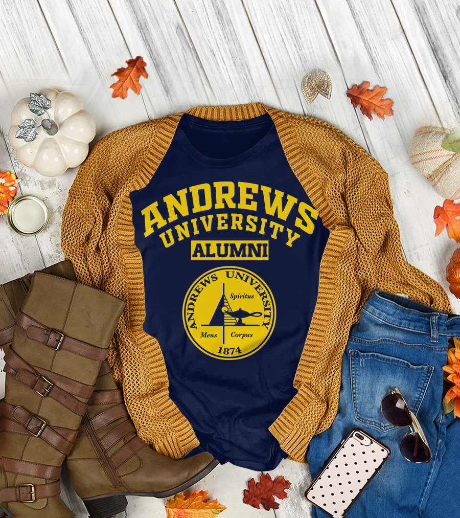 Andrews University Alumni Spiritus Mens Corpus 1874 T-Shirt