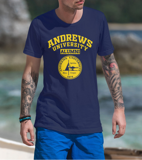 Andrews University Alumni Spiritus Mens Corpus 1874 T-Shirt