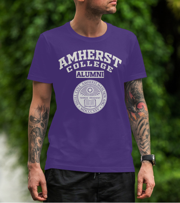 Amherst College Alumni Seal Terras Irradient Sigill Coll MDCCCXXV T-Shirt
